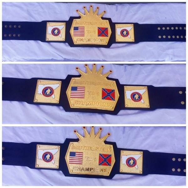 NWA Southeastern Tag Champion Title Belt Jerry Stubbs Championship Belt WWF Belt