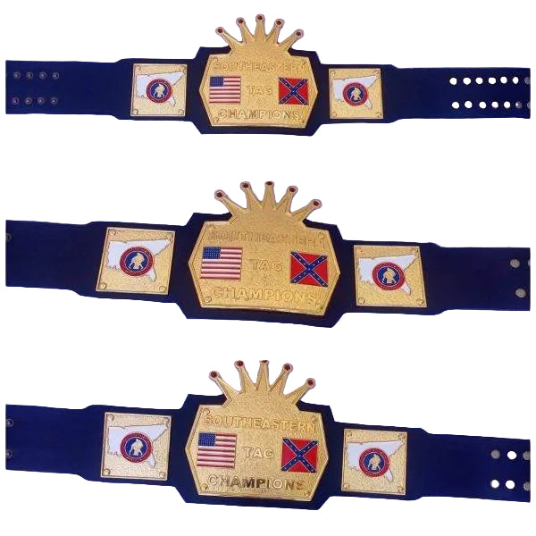 NWA Southeastern Tag Champion Title Belt Jerry Stubbs Championship Belt WWF Belt