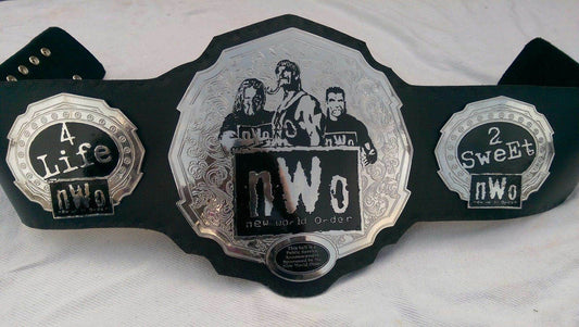 NWO New World Order Wrestling Champion Belt Championship Belt WWF Belt
