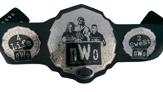 NWO New World Order Wrestling Champion Belt Championship Belt WWF Belt