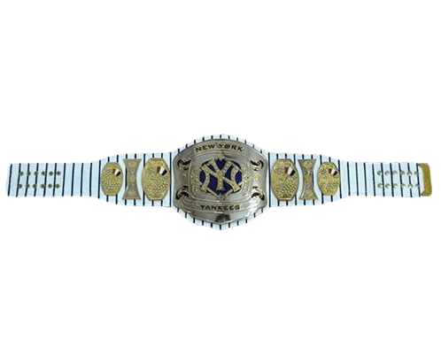 NY New York Yankees Championship Belt Championship Belt WWF Belt