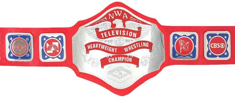 NWA Television Heavyweight Wrestling Championship Title Belt Championship Belt WWF Belt