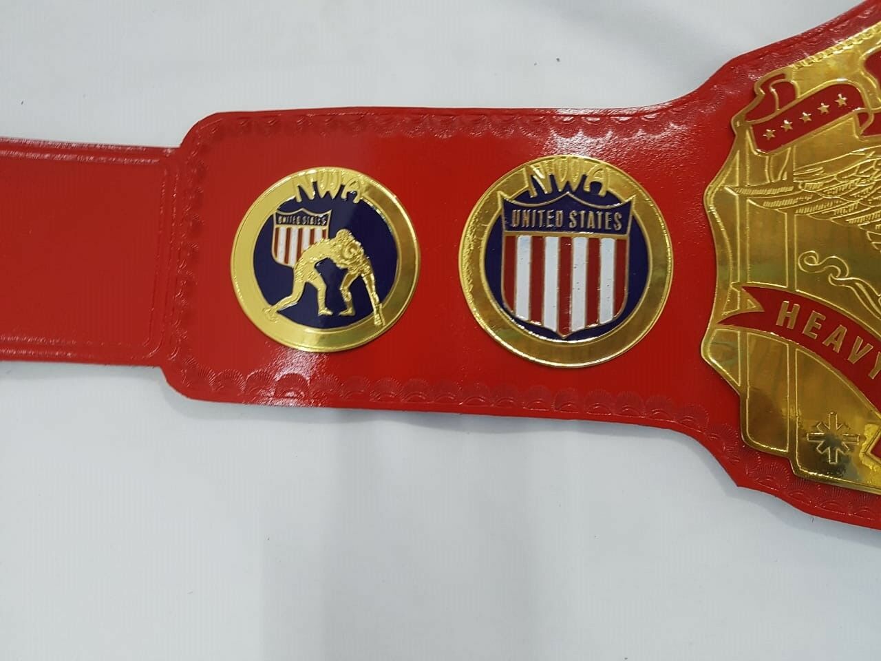 New NWA United States Heavyweight Championship Leather Title Belt
