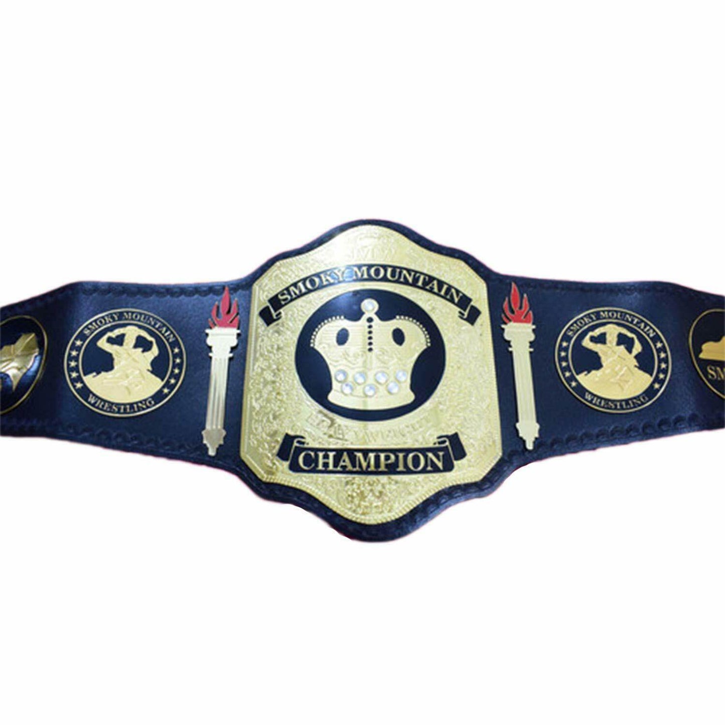 SMW Smoky Mountain Wrestling Championships Tittle Belt Championship Belt WWF Belt