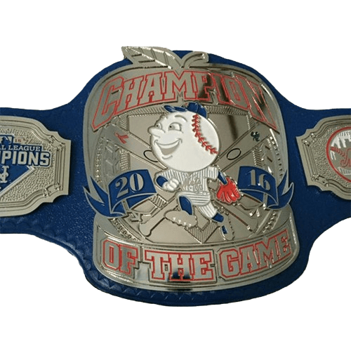 New York Mets National League Champions Belt MLB Championship Belt WWF Belt