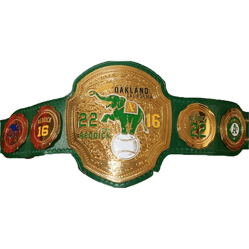 Oakland Athletics Josh Reddick Belt Championship Belt WWF Belt