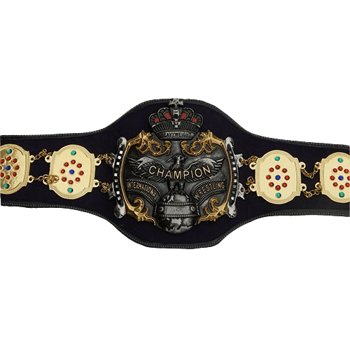 Old NWA International Heavyweight Wrestling Champion Belt Championship Belt WWF Belt