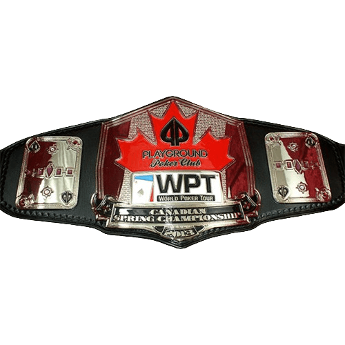 Playground Poker World Poker Tour Canadian Championship Belt Championship Belt WWF Belt