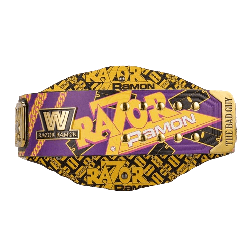 Razor Ramon Signature Series Championship Replica Title Championship Belt WWF Belt