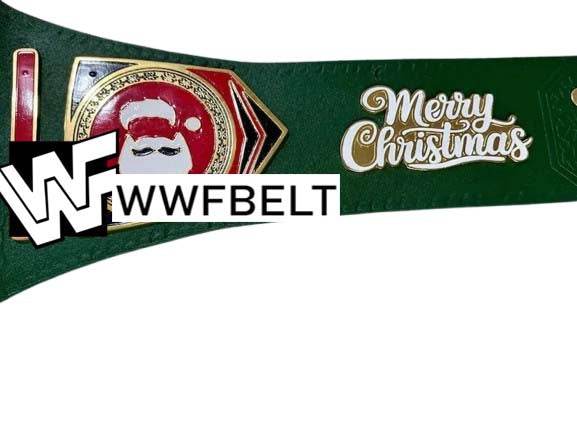 Santa The Grinch Christmas Tree 2024 Championship Belt Championship Belt WWF Belt