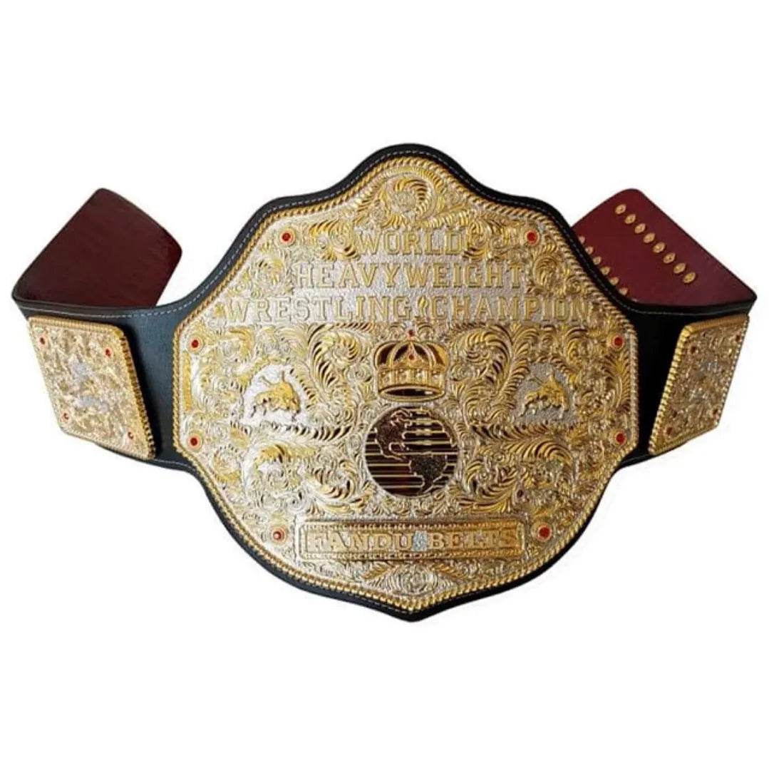 Big Gold World Die Cast Dual Plated Heavyweight Championship Belt Championship Belt WWF Belt