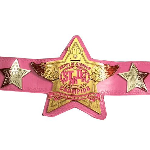 Stardom Six Person Tag Team Titles Japanese Belt Championship Belt WWF Belt