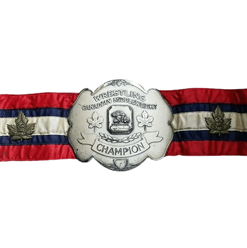 The Canadian Middleweight Championship belt Championship Belt WWF Belt