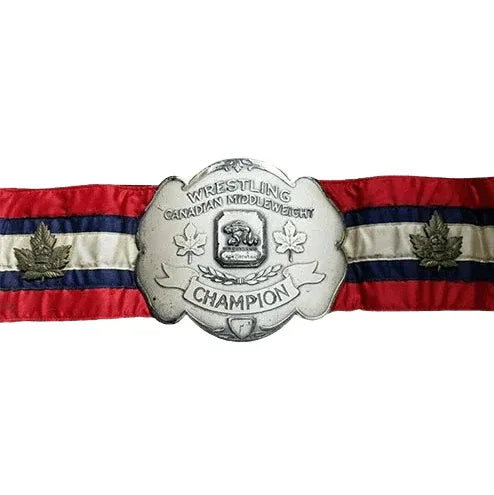 The Canadian Middleweight Championship belt Championship Belt WWF Belt
