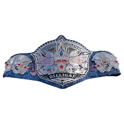 Shannon Moore’s DILLIGAF Title Champion belt Championship Belt WWF Belt