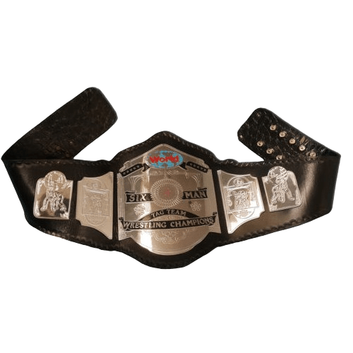 Six Man Tag Team Championship Replica Title Belt Championship Belt WWF Belt