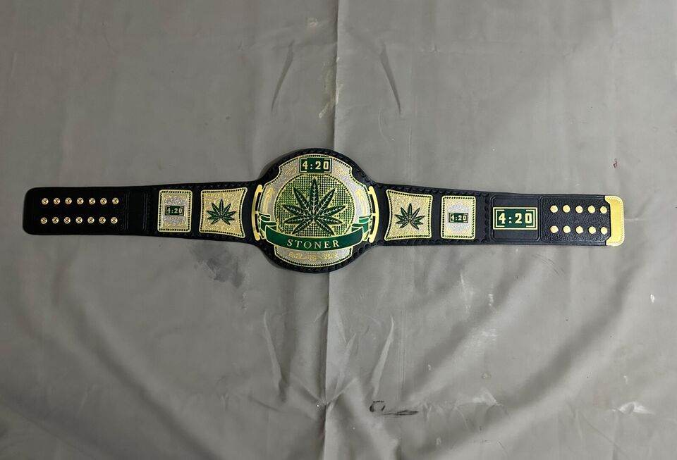 Stoner Maple Leafs Championship Replica Adult Size Belt Dual Championship Belt WWF Belt