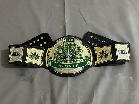 Stoner Maple Leafs Championship Replica Adult Size Belt Dual Championship Belt WWF Belt