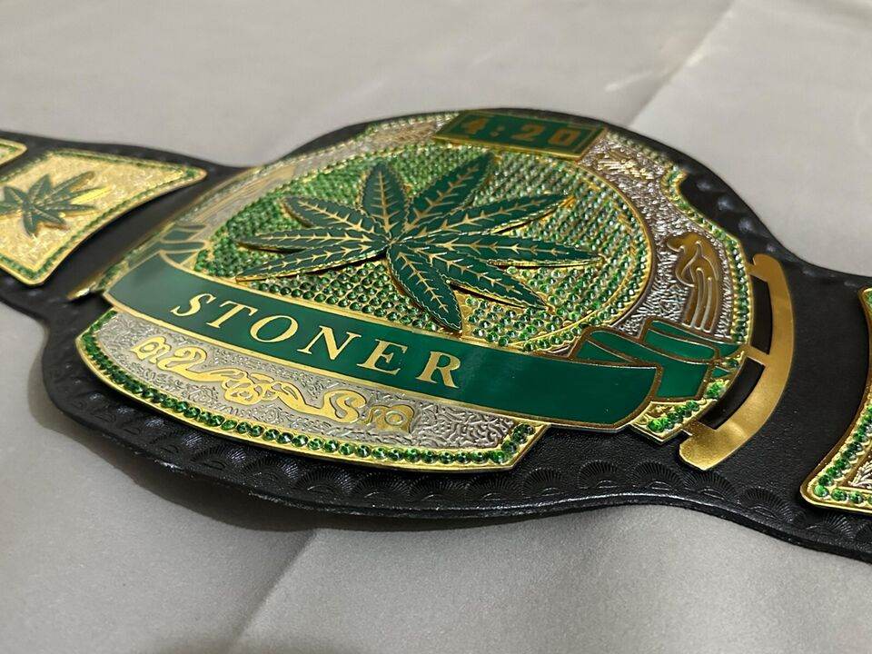 Stoner Maple Leafs Championship Replica Adult Size Belt Dual Championship Belt WWF Belt