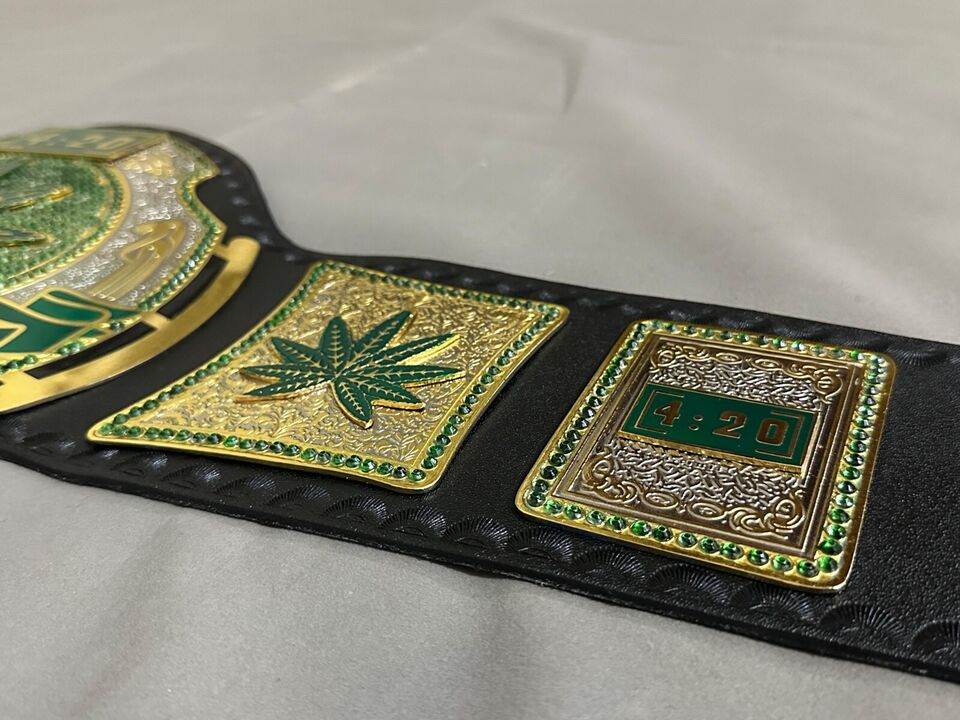 Stoner Maple Leafs Championship Replica Adult Size Belt Dual Championship Belt WWF Belt