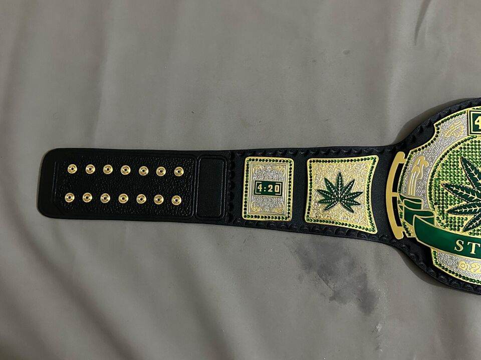 Stoner Maple Leafs Championship Replica Adult Size Belt Dual Championship Belt WWF Belt