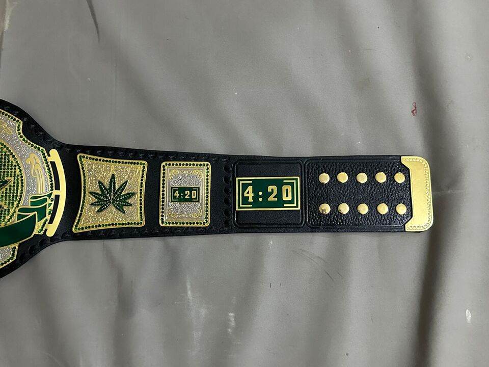 Stoner Maple Leafs Championship Replica Adult Size Belt Dual Championship Belt WWF Belt