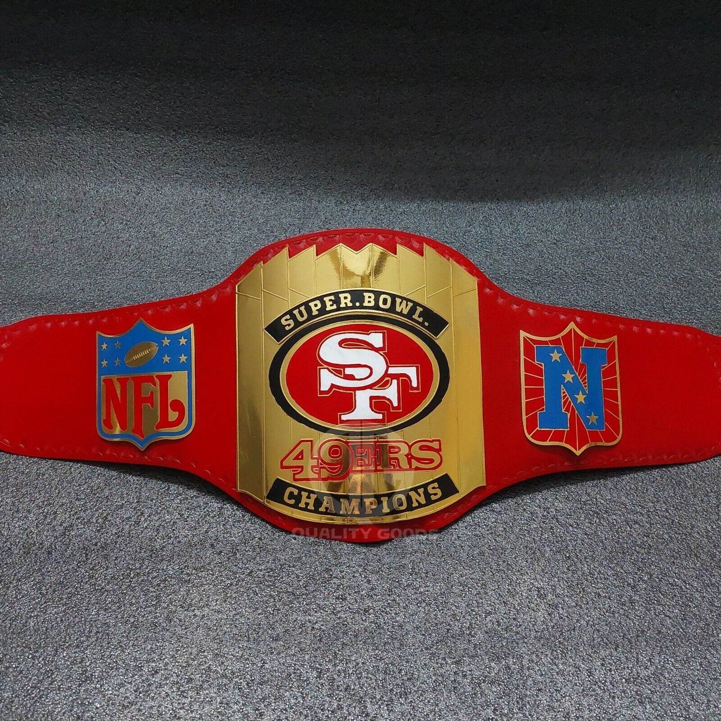 Super Bowl Sf 49ers Championship Replica Title Belt Championship Belt WWF Belt
