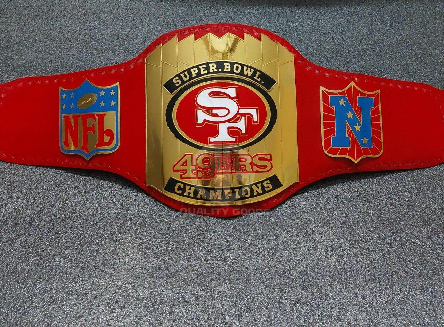 Super Bowl Sf 49ers Championship Replica Title Belt Championship Belt WWF Belt