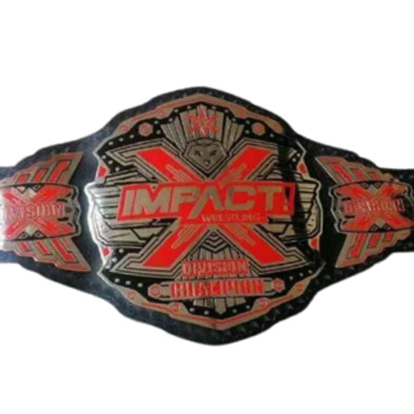 TNA IMPACT X Division Wrestling Championship Title Belt Championship Belt WWF Belt