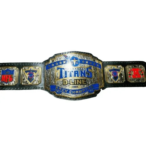 Tennessee Titans D-Line Sack2007 Championship Belt Championship Belt WWF Belt