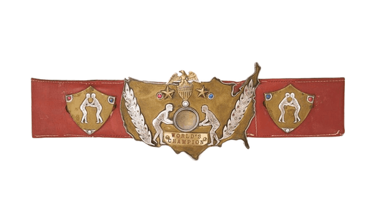 The Original 1963 World Wide Wrestling Federation Belt Championship Belt WWF Belt