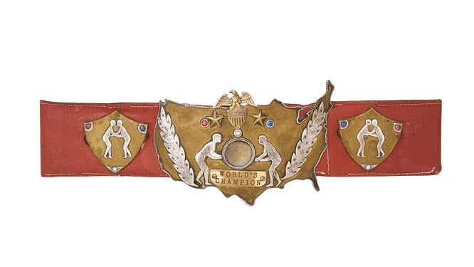 The Original 1963 World Wide Wrestling Federation Belt Championship Belt WWF Belt