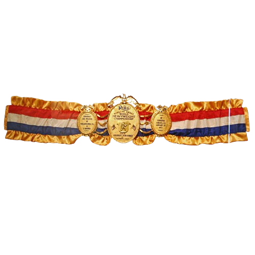 George Foreman Ring Magazine Award Heavyweight Championship Belt