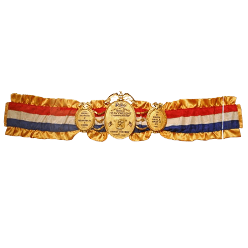 George Foreman Ring Magazine Award Championship Belt Championship Belt WWF Belt