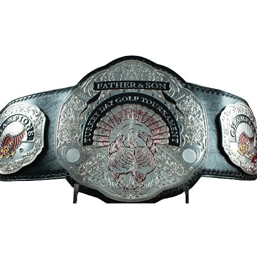 Turkey Day Golf Championship Title Belt Championship Belt WWF Belt