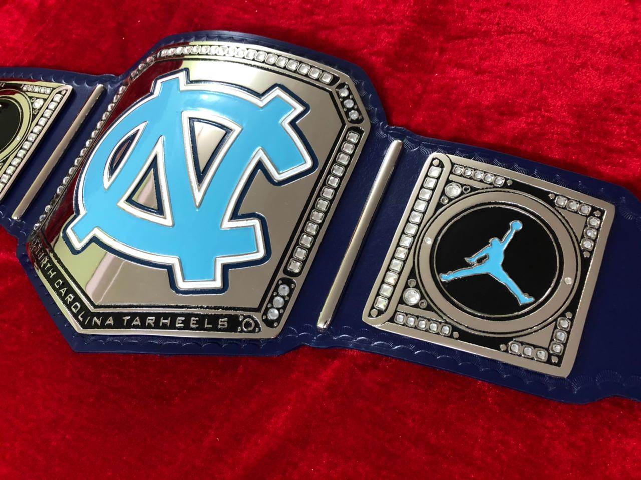 UNC North Carolina Tar Heels Championship Belt Championship Belt WWF Belt