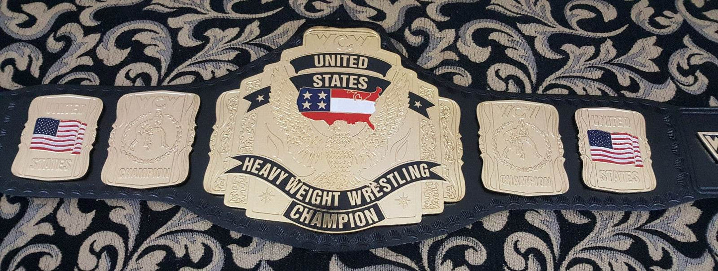 WCW United States Heavyweight Wrestling Championship Belt Championship Belt WWF Belt