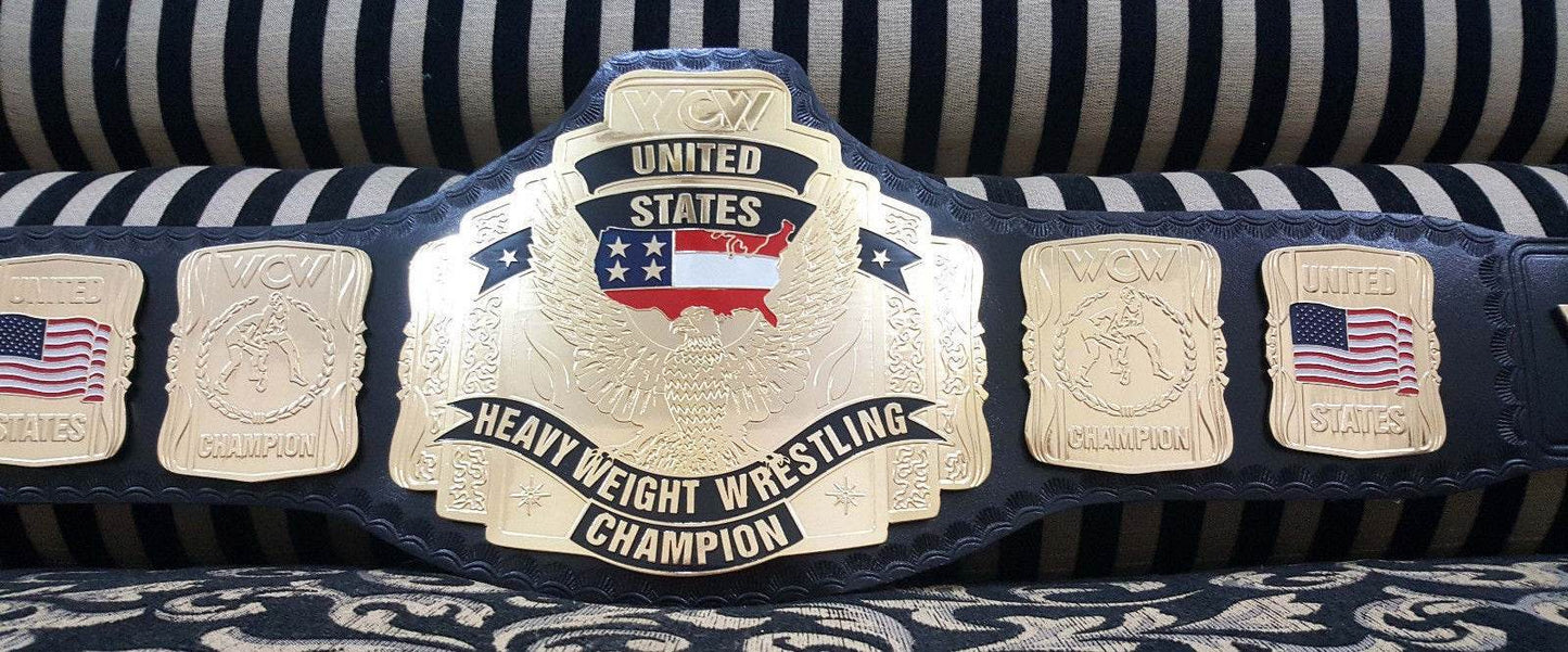WCW United States Heavyweight Wrestling Championship Belt Championship Belt WWF Belt