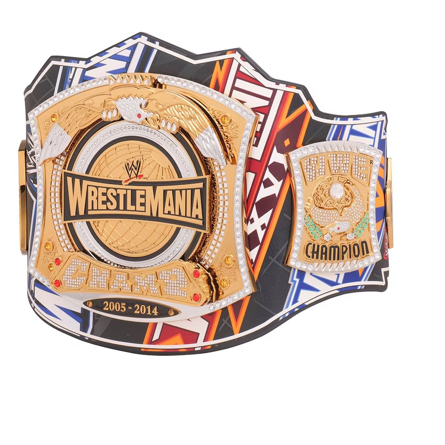WWE Spinner 40 Years Of WrestleMania Replica Title Belt wrestling Belt WWF Belt