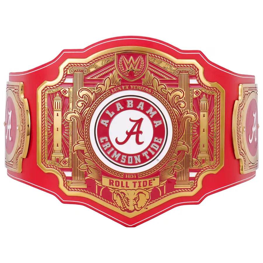 WWE Alabama Crimson Tide College Legacy Championship Belt Championship Belt WWF Belt