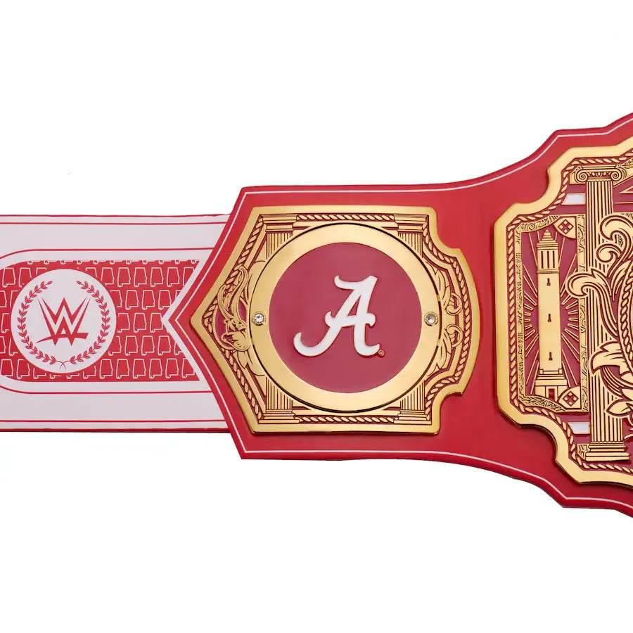 WWE Alabama Crimson Tide College Legacy Championship Belt Championship Belt WWF Belt