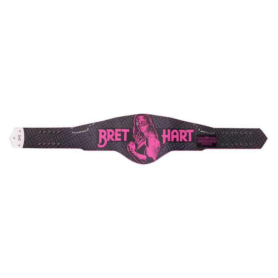 WWE Bret Hart Legacy Championship Replica Title Belt Championship Belt WWF Belt