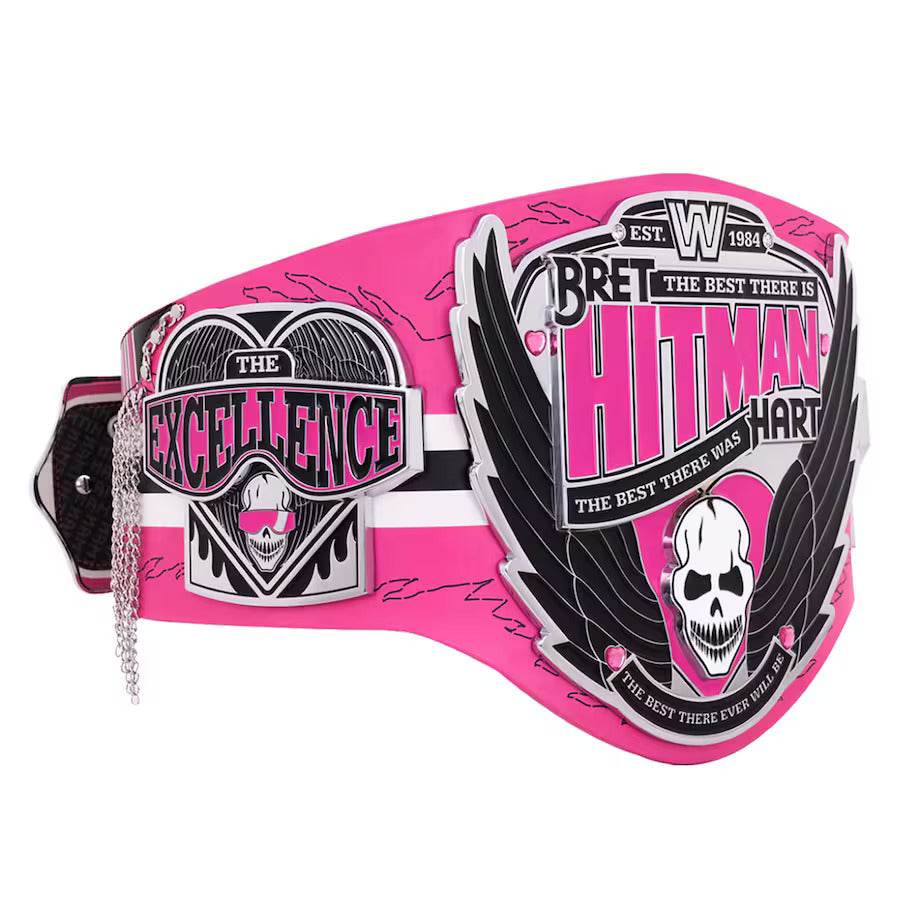 WWE Bret Hart Legacy Championship Replica Title Belt Championship Belt WWF Belt