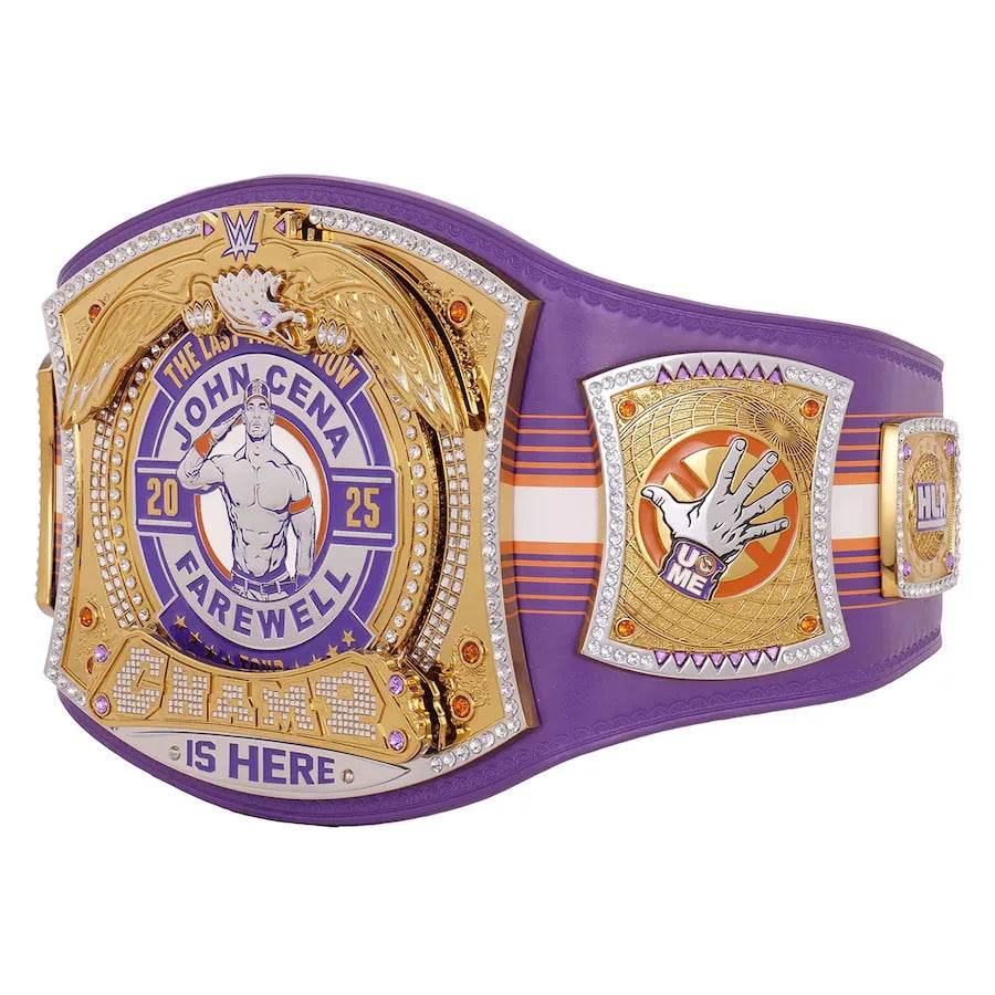 WWE John Cena Farewell Tour 2025 Phoenix Spinner Championship Belt Championship Belt WWF Belt