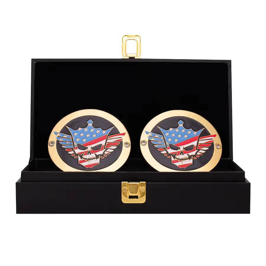 WWE Cody Rhodes Championship Belt Side Plates Box Set Championship Belt WWF Belt
