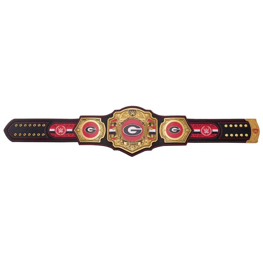 WWE Georgia Bulldogs College Legacy Championship Title Belt Championship Belt WWF Belt