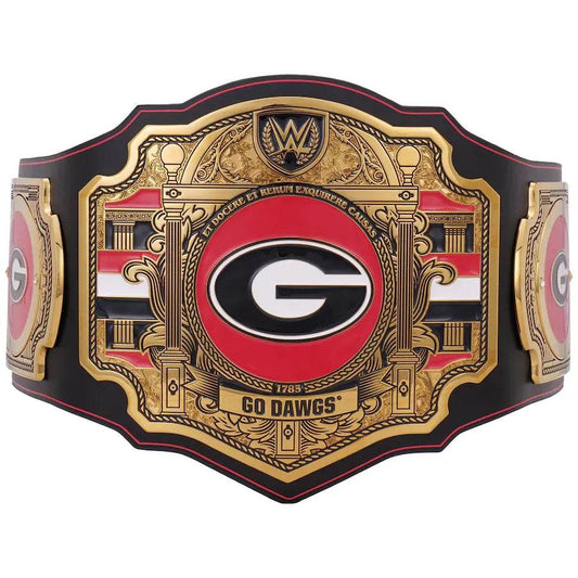 WWE Georgia Bulldogs College Legacy Championship Title Belt Championship Belt WWF Belt