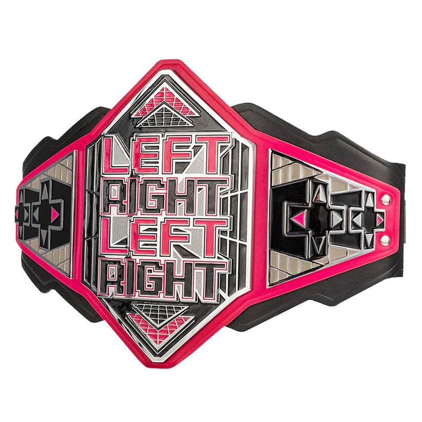 WWE Left Right Left Right LRLR Wrestling Championship Title Belt Championship Belt WWF Belt