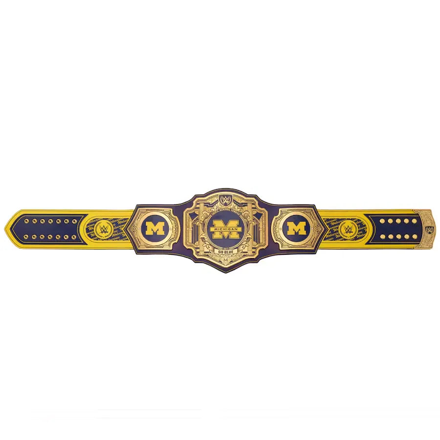 WWE-Michigan-Wolverines-WWE-Legacy-Championship-Title-Belt (1)