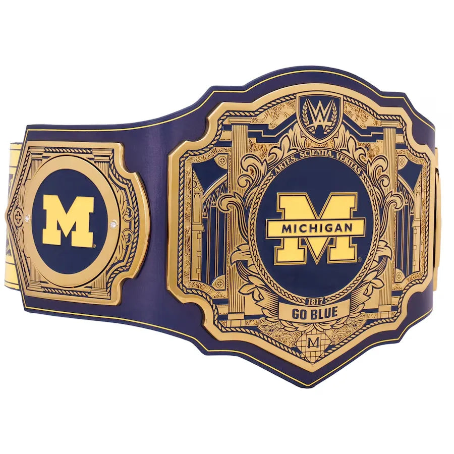 WWE-Michigan-Wolverines-WWE-Legacy-Championship-Title-Belt (1)